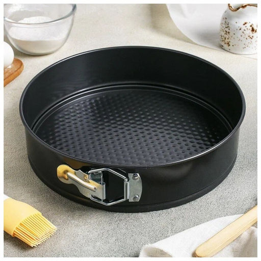 Разъемная форма для выпечки с антипригарным покрытием BE-4602N 26х7см - Delta фото 2