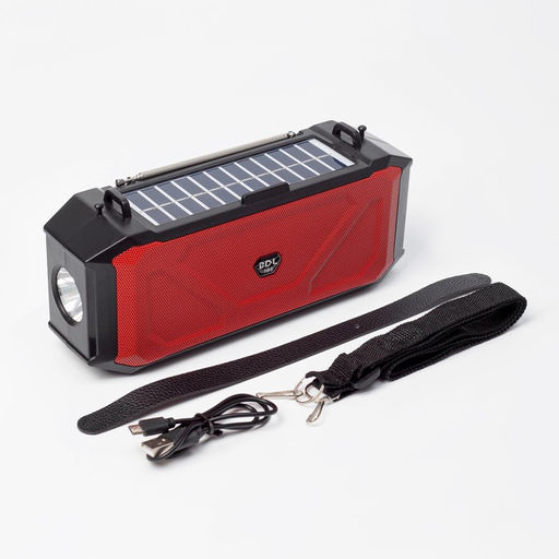 Фонарь аккумуляторный, 5 Вт, 1200 мАч, IPX5, Bluetooth, AUX, USB, радио, солнеч.батарея,микс - Simaland фото 7