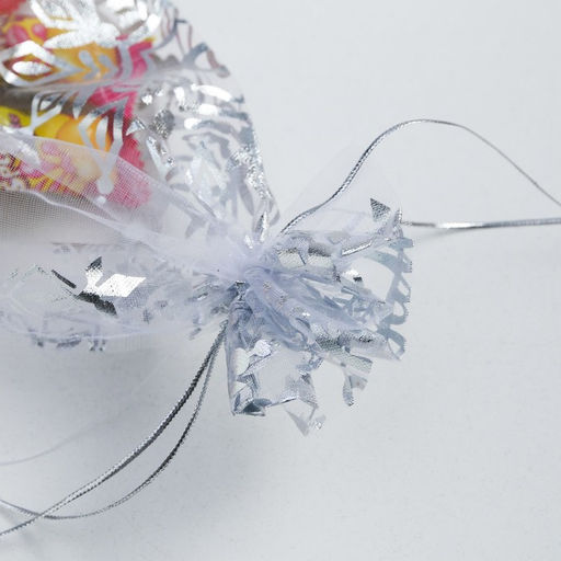 Цена за 20 шт. Мешочек подарочный органза С Новым годом!, 16 24 см +/- 1.5 см - Дарите счастье фото 3