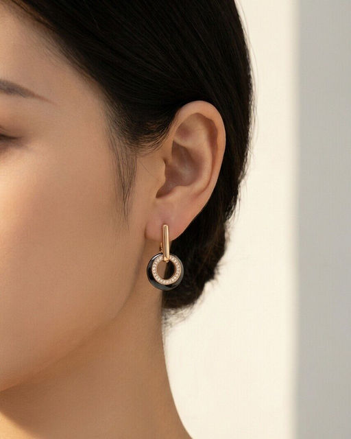 Серьги с керамикой