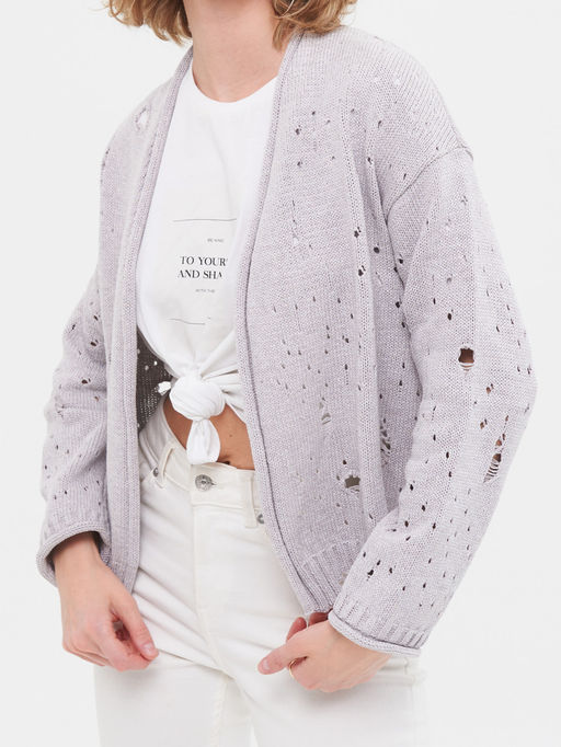 Кардиган л1342 бежевый - Стим фото 9