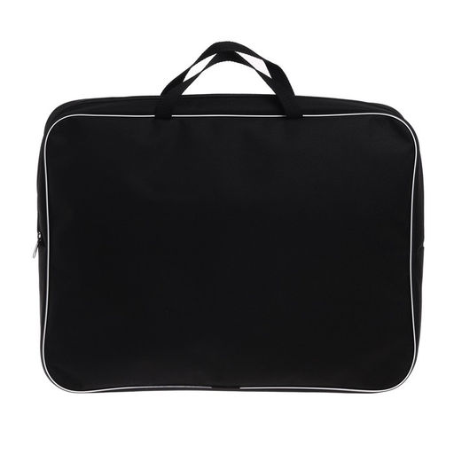 Папка для чертежей и рисунков А3, 470×350×70 мм, с ручками, текстильная, Calligrata, чёрная