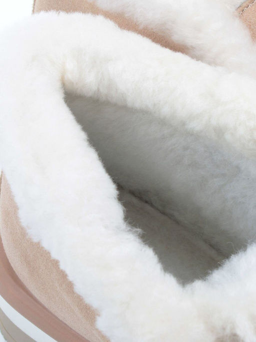 04-5521-2 APRICOTS Ботинки зимние женские (натуральная кожа, 100% шерсть)