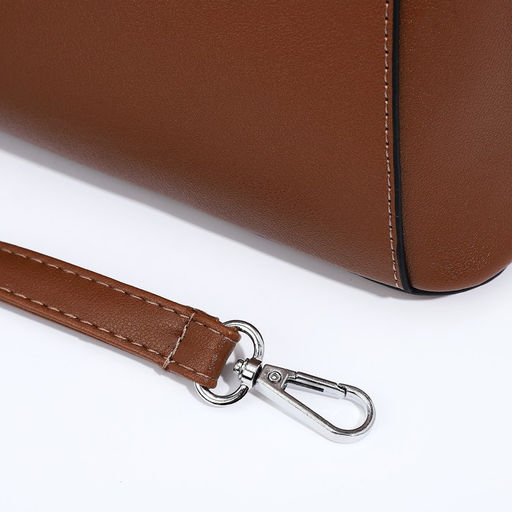 Сумка-саквояж на молнии, цвет коричневый - Simaland фото 9