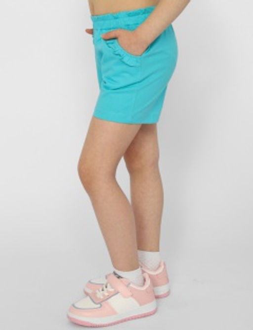 CRB wear/CSKG 70374-40-372 Шорты для девочки,бирюзовый/Ex.Cherubino  фото 3