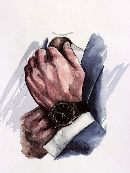 Цена за 2 шт. Пакет подарочный крафт Джентльмен, 25?12?32 см