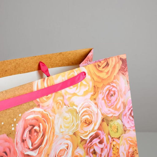 Пакет подарочный ламинированный, упаковка, «Прекрасный праздник», XL 49 х 40 х 19 см