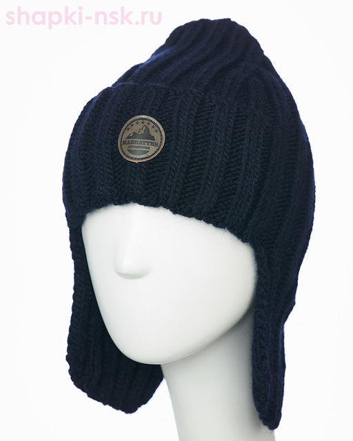 12689/2 MBU Ушанка для мальчика флис (52-56)