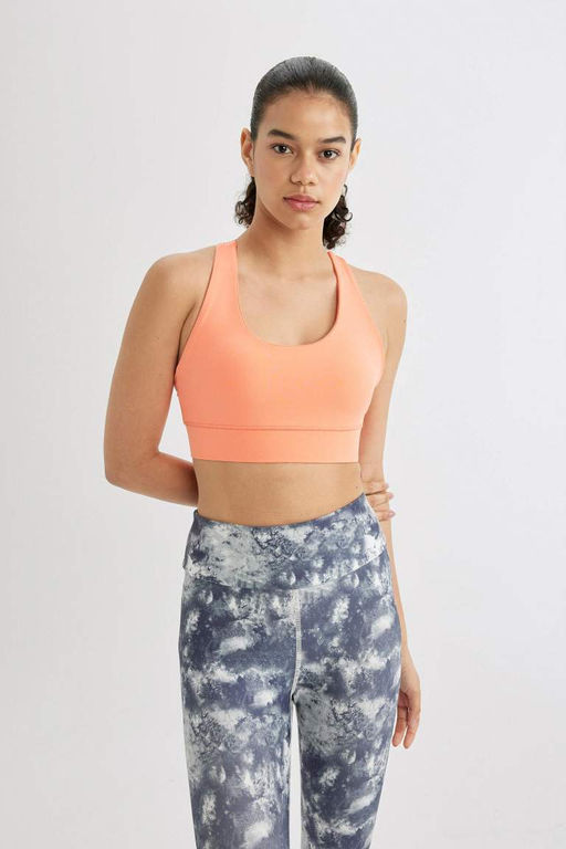 Спортивный бюстгальтер DeFactoFit с круглым вырезом  фото 7