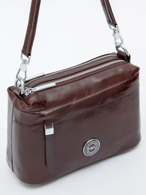 Сумка 0227CB coffee Polina&Eiterou