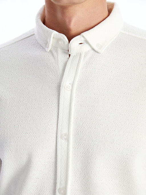 Slim Fit Uzun Kollu Erkek G?mlek