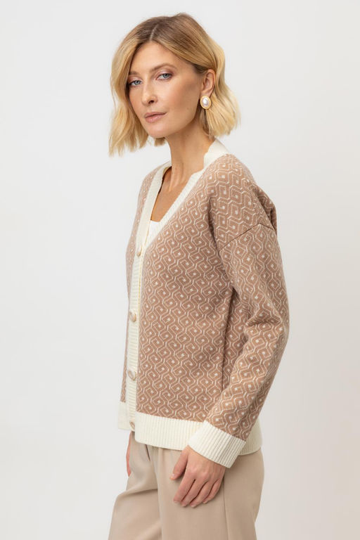 ЕВ 30188/ш/песочный кардиган жен