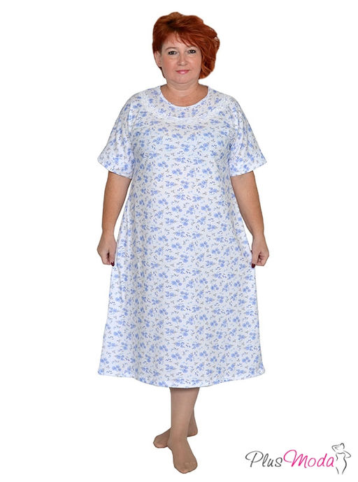 Сорочка Модель №1401 размеры 44-84 - Plusmoda фото 2