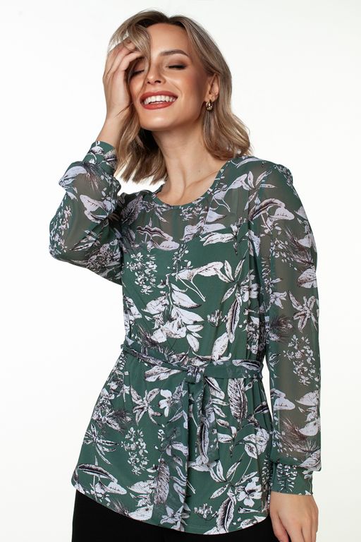 Блузка женская 4021/03/Серый, пудровый - Rise фото 9