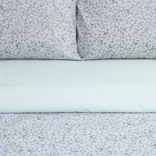 Постельное бельё Этель евро Small flowers, 200х217 см, 220х240 см, 50х70 см -2 шт, поплин  фото 9