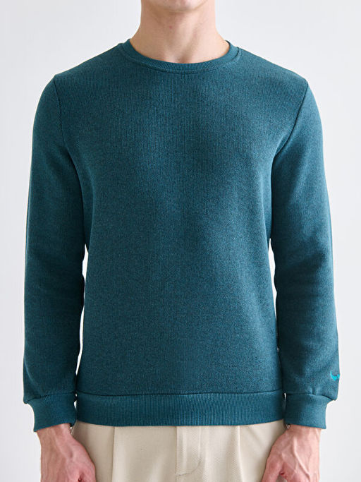 Bisiklet Yaka Erkek Triko Kazak