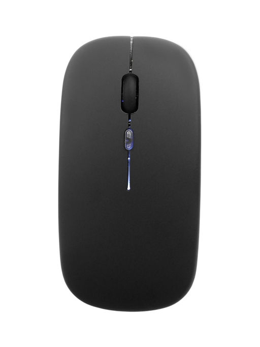 Мышь MB-2.4 беспроводная, оптическая, подсветка, 1600 dpi, USB+BT, чёрная