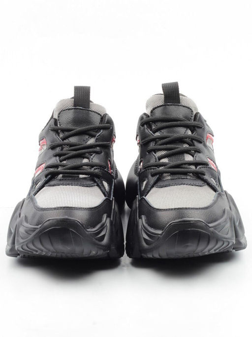 05-DHJ03-1 BLACK Кроссовки женские (нат.кожа, нат.замша, текстиль)