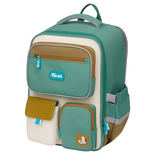 Рюкзак F?rst F-Style "Green" (FT-RY-032402) 38*26,5*16см, 1 отделение, 6 карманов, анатомическая спинка