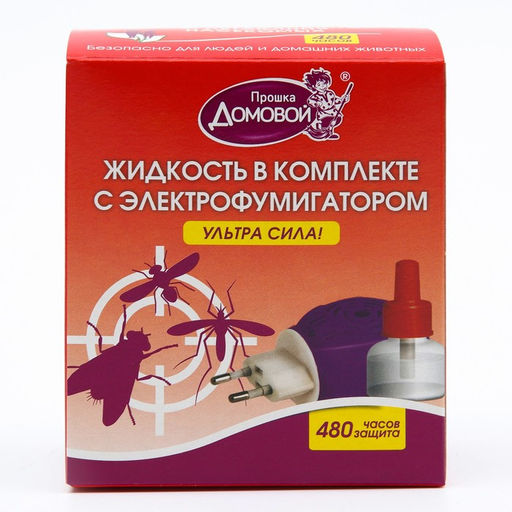 Комплект от комаров Домовой Ультра сила, 60 ночей + фумигатор