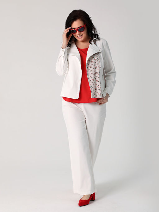 25212 Жакет белый