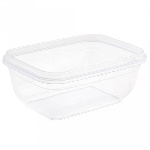 Контейнер для продуктов пластмассовый Мастер 0,4л, прямоугольный, с клипсами, воздухонепроницаемый (герметичный), съемный силиконовый уплотнитель, подходит для СВЧ, цвета микс (Россия) - Домашняя мода фото 7