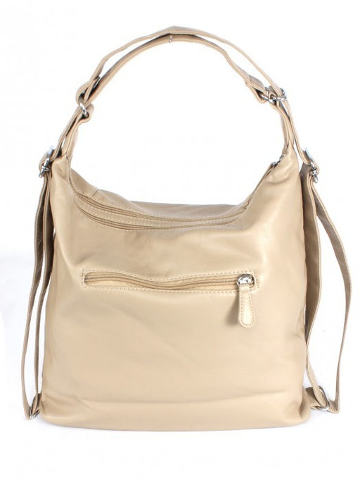 Сумка женская искусственная кожа Guecca-1673 (рюкзак-change), 2отд, бежевый SALE 264961 - Adelia фото 6