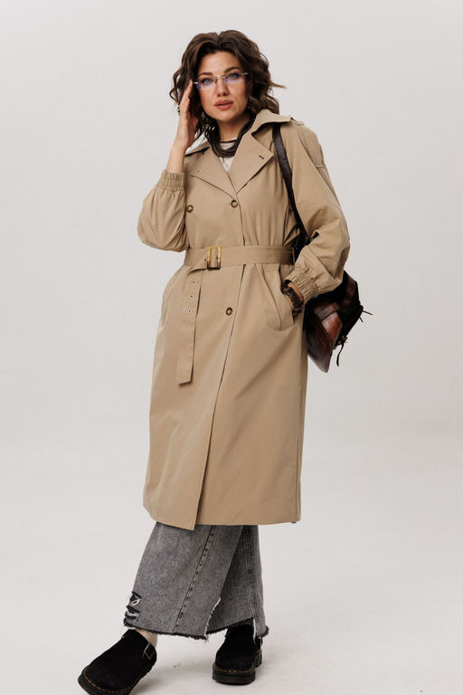 Плащ ANELLI 1419 карри