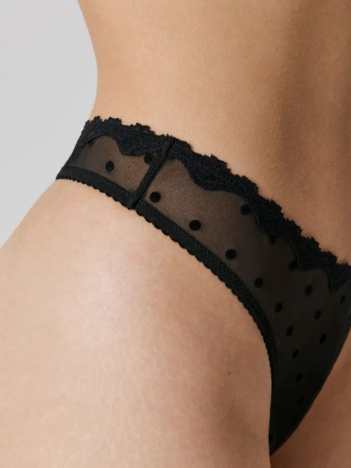 Infinity / Трусы стринг жен Sasha черный - Infinity Lingerie фото 7