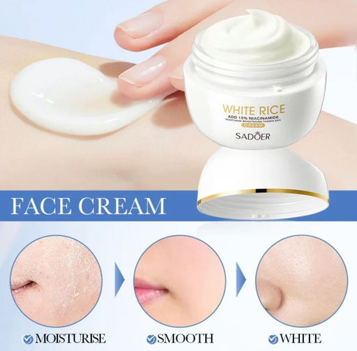 SADOER Отбеливающий, увлажняющий, омолаживающий крем для лица 50гр  фото 4