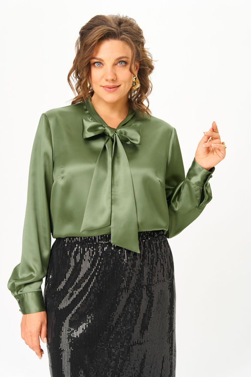 Блуза ANDINA CITY 5042-25 оливка