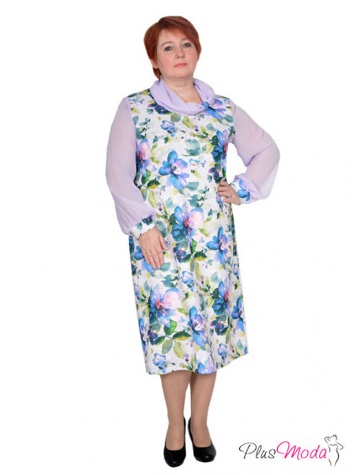 Платье Модель №187 размеры 50-76 - Plusmoda фото 3