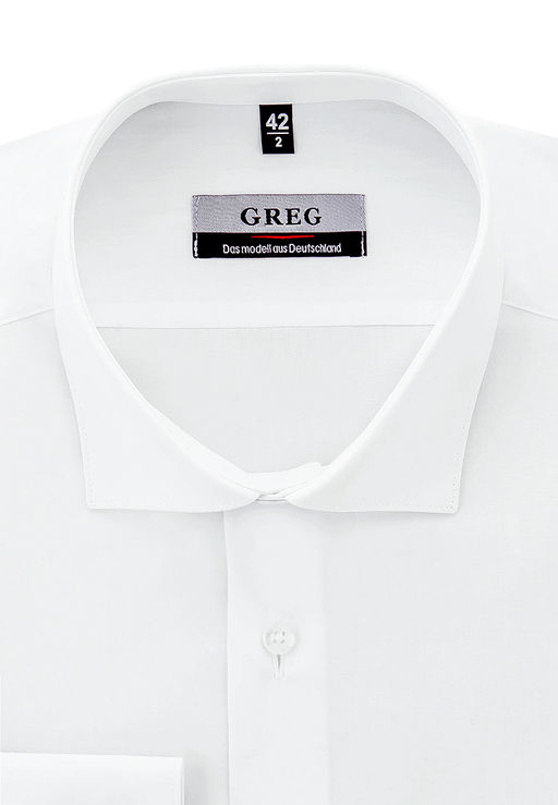 Сорочка мужская длинный рукав GREG 100/199/WHITE/Z_V  фото 10