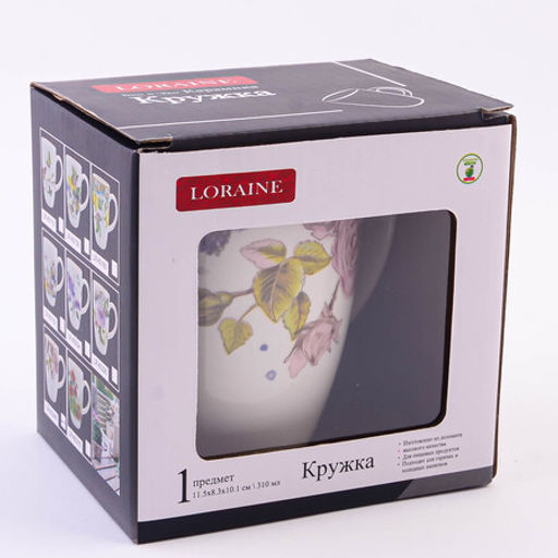 60248 Кружка 310мл Розовый сад доломит LR (х60) - Mayer&boch фото 2