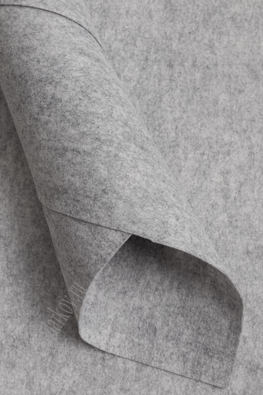 Фетр мягкий 1 мм, Корея Royal 40*55 см (5 шт) серый RN 03