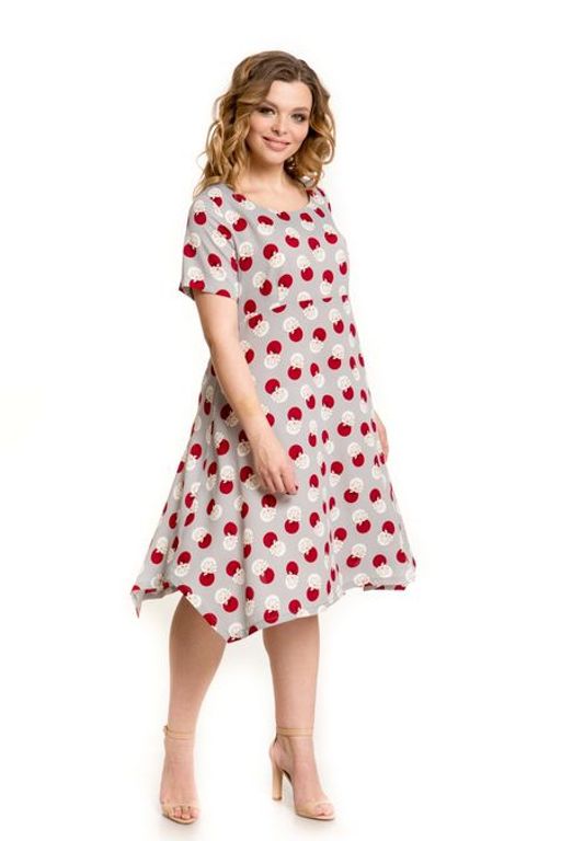 Платье 883 красные круги - Novita фото 3