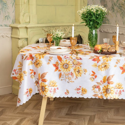 Скатерть «Доляна. Подсолнухи», 145×220 см