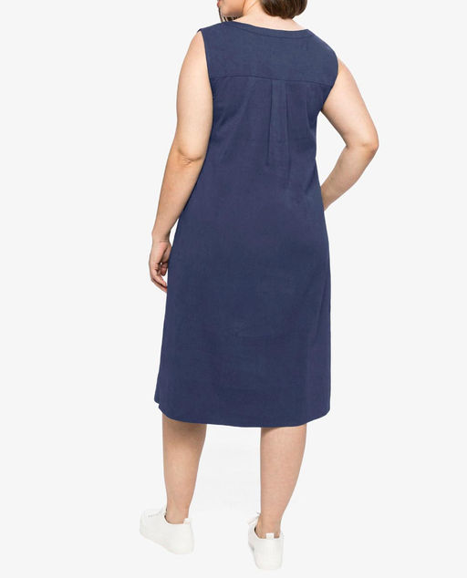 Платье, синее - Sheego фото 4