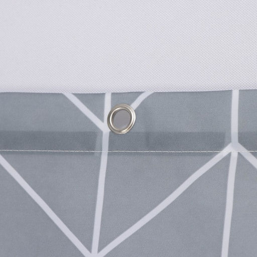 Штора для ванной SAVANNA, 180×180 см, серая