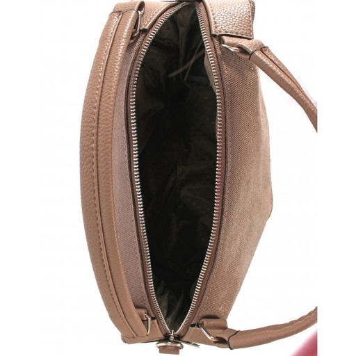 Сумка женская натуральная кожа ADEL-152/3в (отделка ИСК/КОЖА), 1отд, плеч/ремень, капучино 264385 - Adelia фото 3