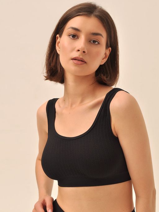 Топ на широких бретелях с плетением косичка HOME COLLECTION - My фото 21