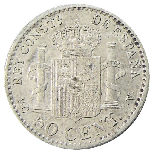 50 сентимо 1904 года Испания