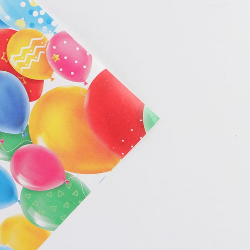 Цена за 10 шт. Бумага упаковочная глянцевая «Шары», 50 х 70 см