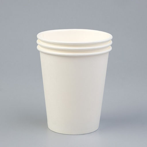 Цена за 60 шт. Стакан одноразовый бумажный «Белый», для горячих напитков, 185 мл, диаметр 70 мм