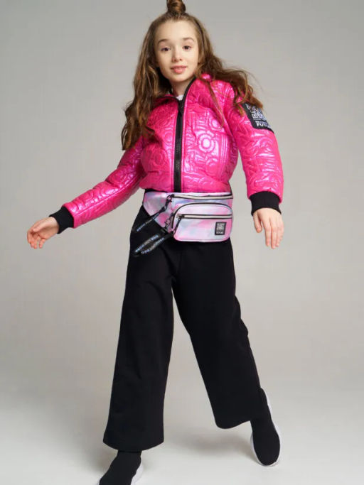 PlayToday / Куртка текстильная с полиуретановым покрытием для девочек  фото 2