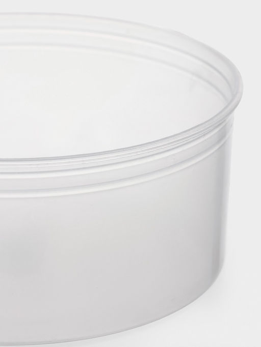 Цена за 5 шт. Контейнер пищевой, 450 мл, с герметичной крышкой, d=12.5 см, h=5.5 см, пластик