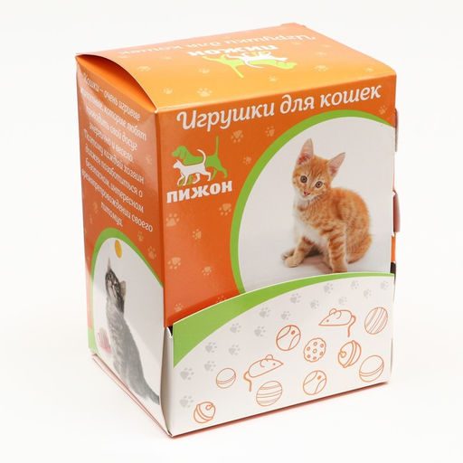 Цена за 25 шт. Мышь заводная, 7 см, фасовка 25 шт, микс цветов - Пижон фото 7