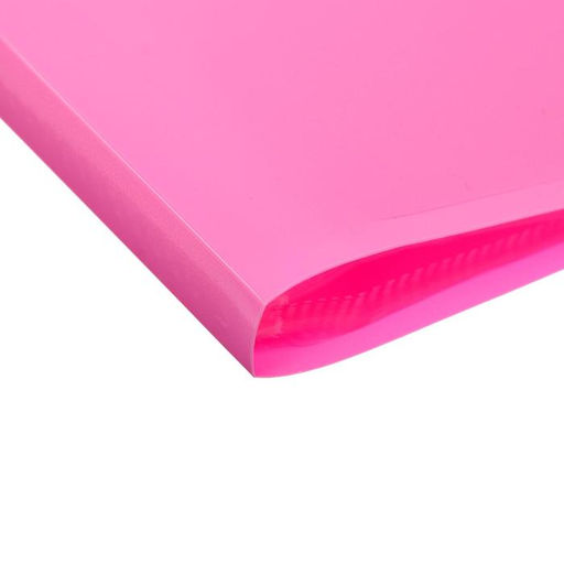 Папка с 30 вкладышами А4, 500 мкм, Calligrata, 15 мм, розовая  фото 2