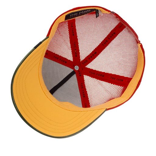 Бейсболка GOORIN BROTHERS арт. 101-0146 (оливковый / красный)  фото 2