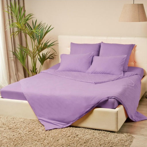 Комплект наволочек VIOLETT 50х70- 2 шт., цв.сиреневый, трикотаж 130г/м хл.100% - Kupu-kupu фото 2